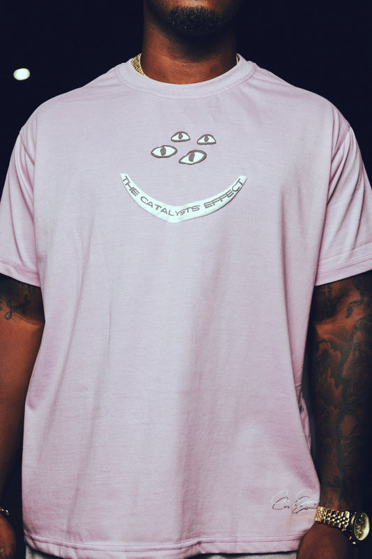 SMC24 [RECODED]-Pale Pink Puff Printed T'ee