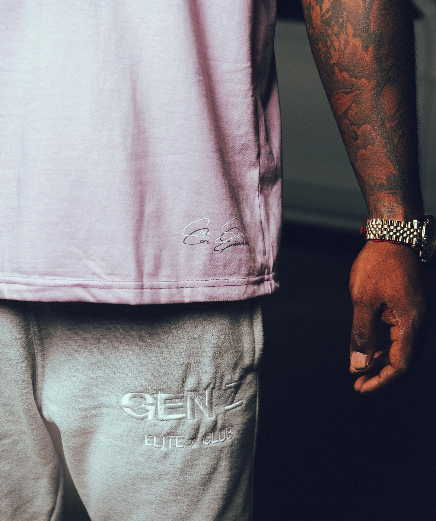 SMC24 [RECODED]-Pale Pink Puff Printed T'ee